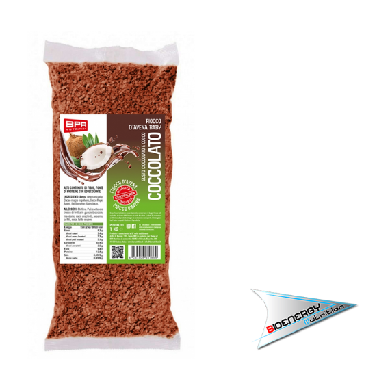 Bpr Nutrition-FIOCCO D'AVENA BABY AROMATIZZATO (Conf. 1 Kg)   Coccolato  